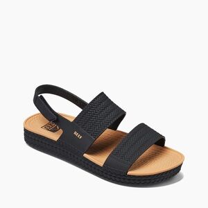 Reef water vista Black and Tan Sandals